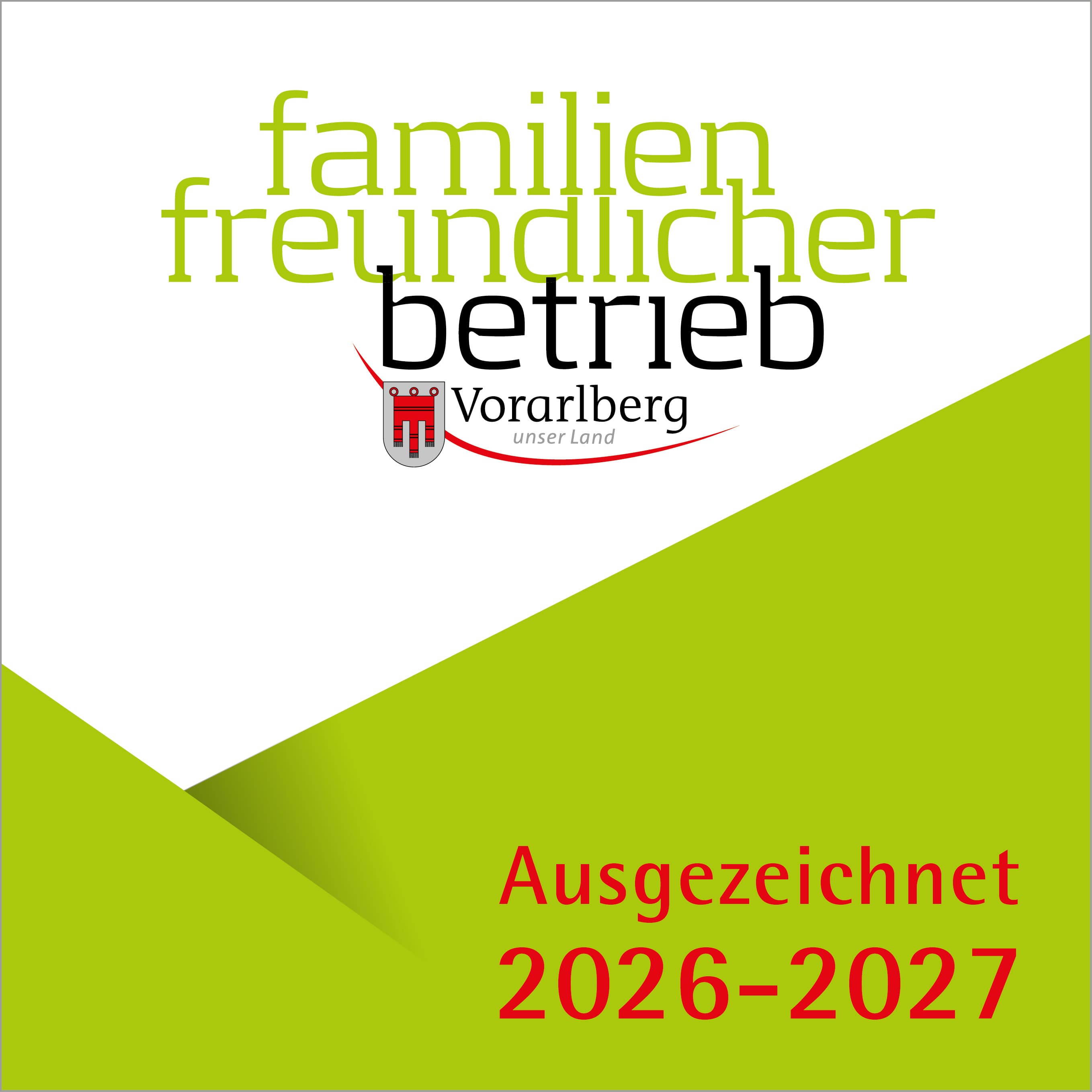 Gütesiegel Familienfreundlicher Betrieb